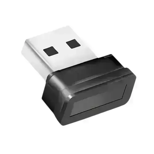 amiciSmart USB Fingerprint Reader Desktop Laptop Biometric Password-Free Login Windows 10/11 Compatible, 1xFGER-READER