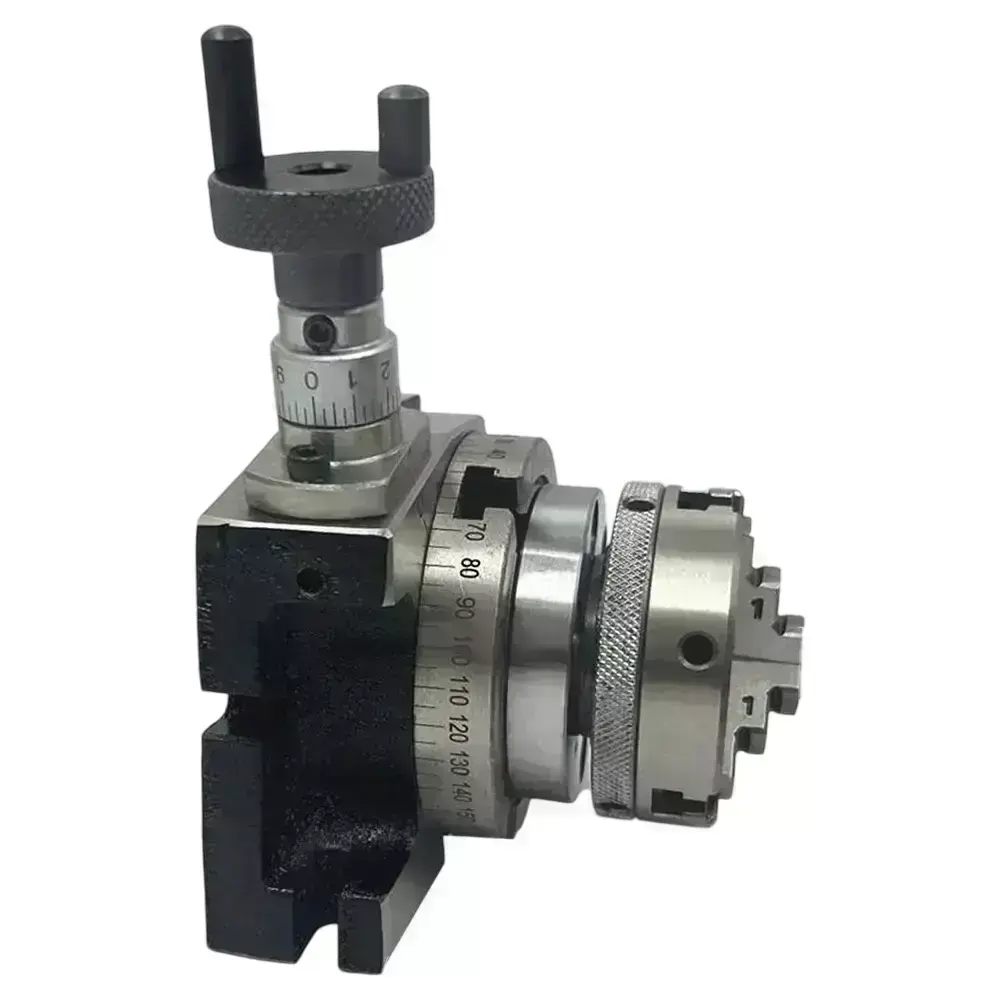 Assorts HV3 Rotary Table 75 mm (3 Inch) 65 mm 3 Jaw Self Centering Chuck 3 Slots