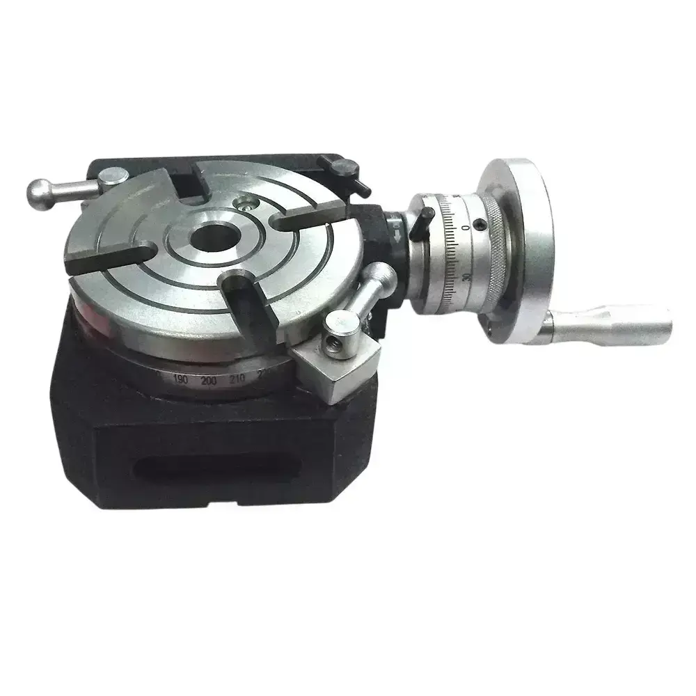 Assorts HV4 Rotary Table 110 mm MT2 Taper for Milling, Indexing, Axis Cutting