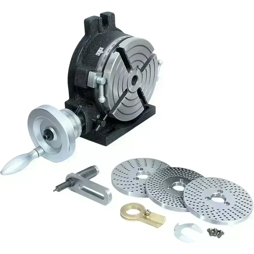 Assorts HV6 Rotary Table ?Alloy Steel & Brass 150 mm (6 Inch) 4 Slots