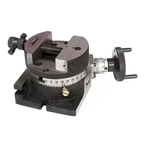 Assorts Rotary Table 100 mm (4 Inch) 4 Slots for Milling, Indexing, Axis Cutting