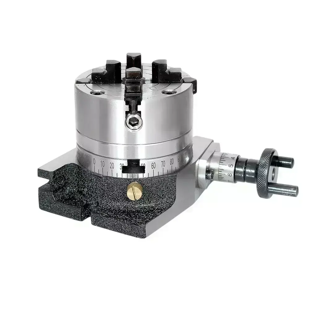 Assorts Rotary Table 80 mm (3 Inch) 80 mm 4 Jaw Independent Chuck