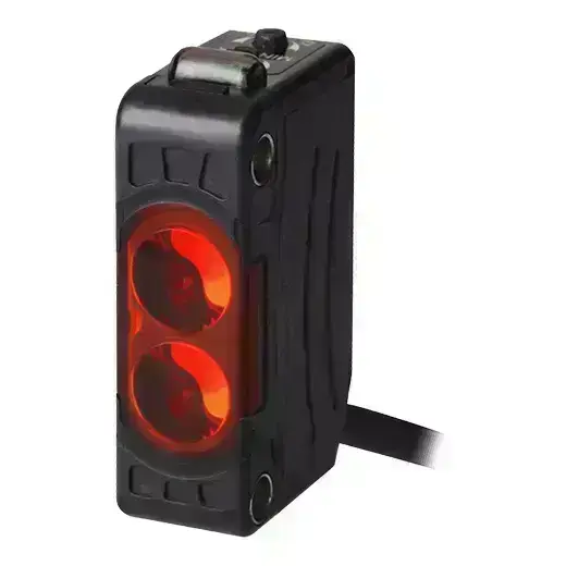 Autonics Red LED 660 nm Diffuse Reflective Type 300 mm Sensing Distance Photoelectric Sensor, BJ300-DDT