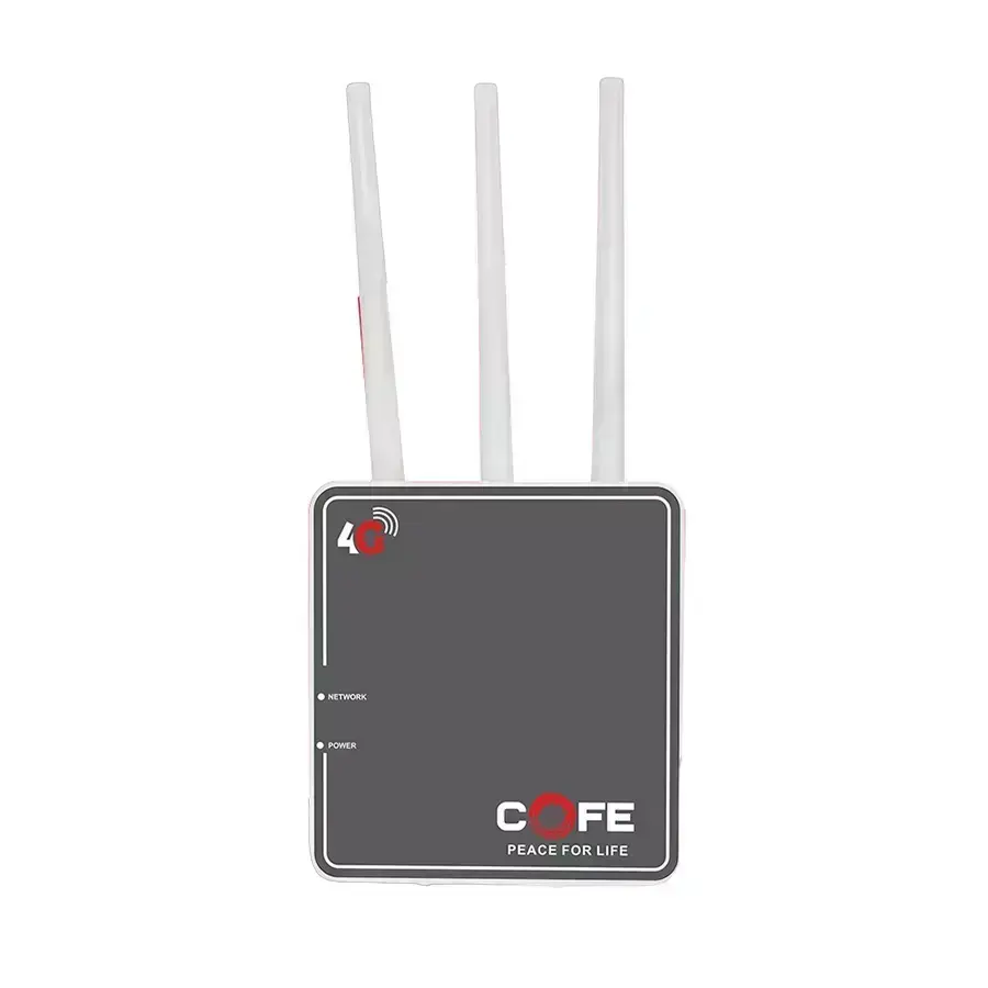 COFE CF-803 300 Mbps 4G & 5G Sim Support Wi-Fi Router with Micro SIM Card Slot and 3 Antenna (White))