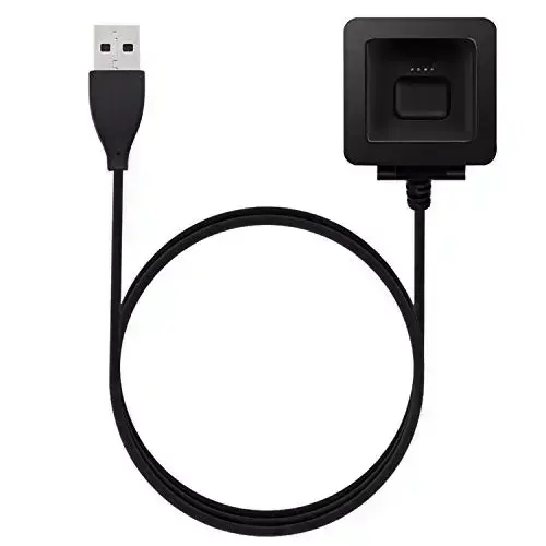 KP Smartwatch 2 Pin Magnetic USB Cable for Fitbit Blaze Smart Black, syma108