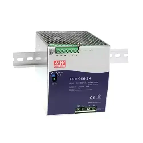 Meanwell 960 W AC-DC Industrial DIN Rail Power Supply TDR-960-24