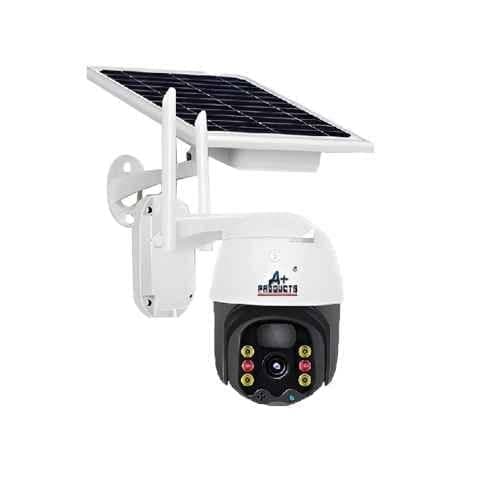 A+ Products 2.8MP HD Outdoor 4G Solar Night Colour Camera with Two Way Audio, AP-PR-SOLAR-4G-01