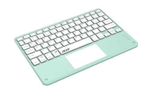 Acer Nano Pad 280mAh Green Touch Ultra Slim Portable Wireless Keyboard with Built-in Touchpad, ZC.A01SI.4YV