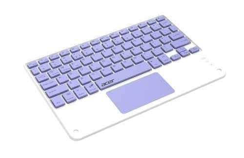 Acer Nano Pad 280mAh Purple Touch Ultra Slim Portable Wireless Keyboard with Built-in Touchpad, ZC.A01SI.4YT