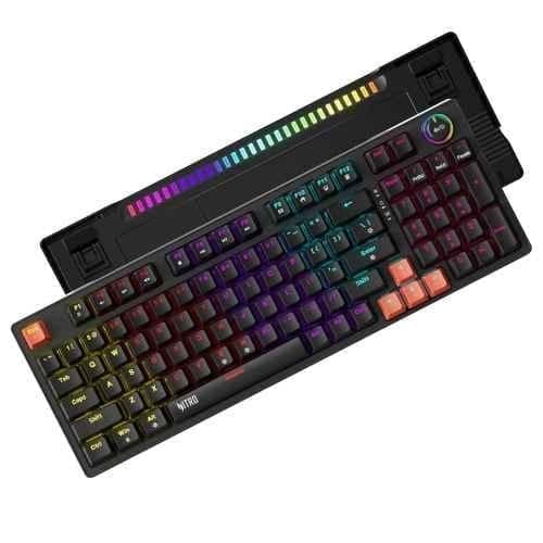 Acer Nitro G 96 Keys Black Wired Mechanical USA-A Gaming Keyboard with RGB Lighting, ZC.A01SI.3RW