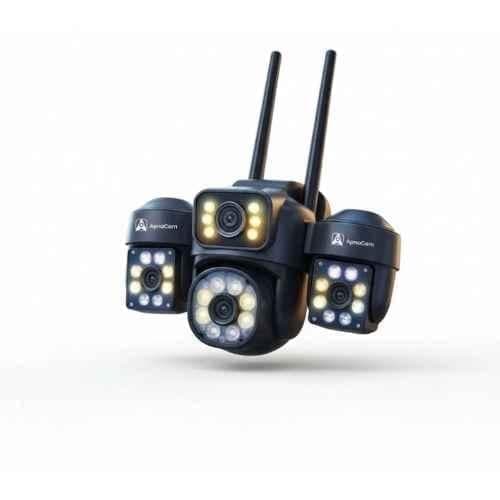 ApnaCam NexusEye 5MP+5MP+5MP FHD 4G PTZ CCTV Security Camera with Two Way Audio & Night Vision