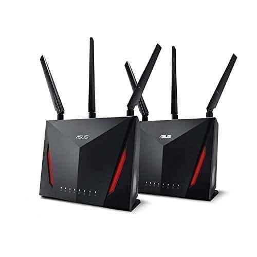 Asus RT-AC86U AC2900 2900Mbps Wi-Fi Router (Pack of 2)