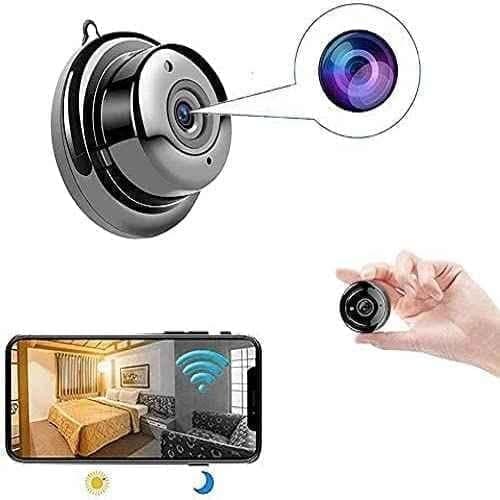 AUSHA C2 2MP 1080p Plastic CCTV Camera with Night Vision & Smart Motion Detection Two Way Audio for Home with Mobile Connectivity