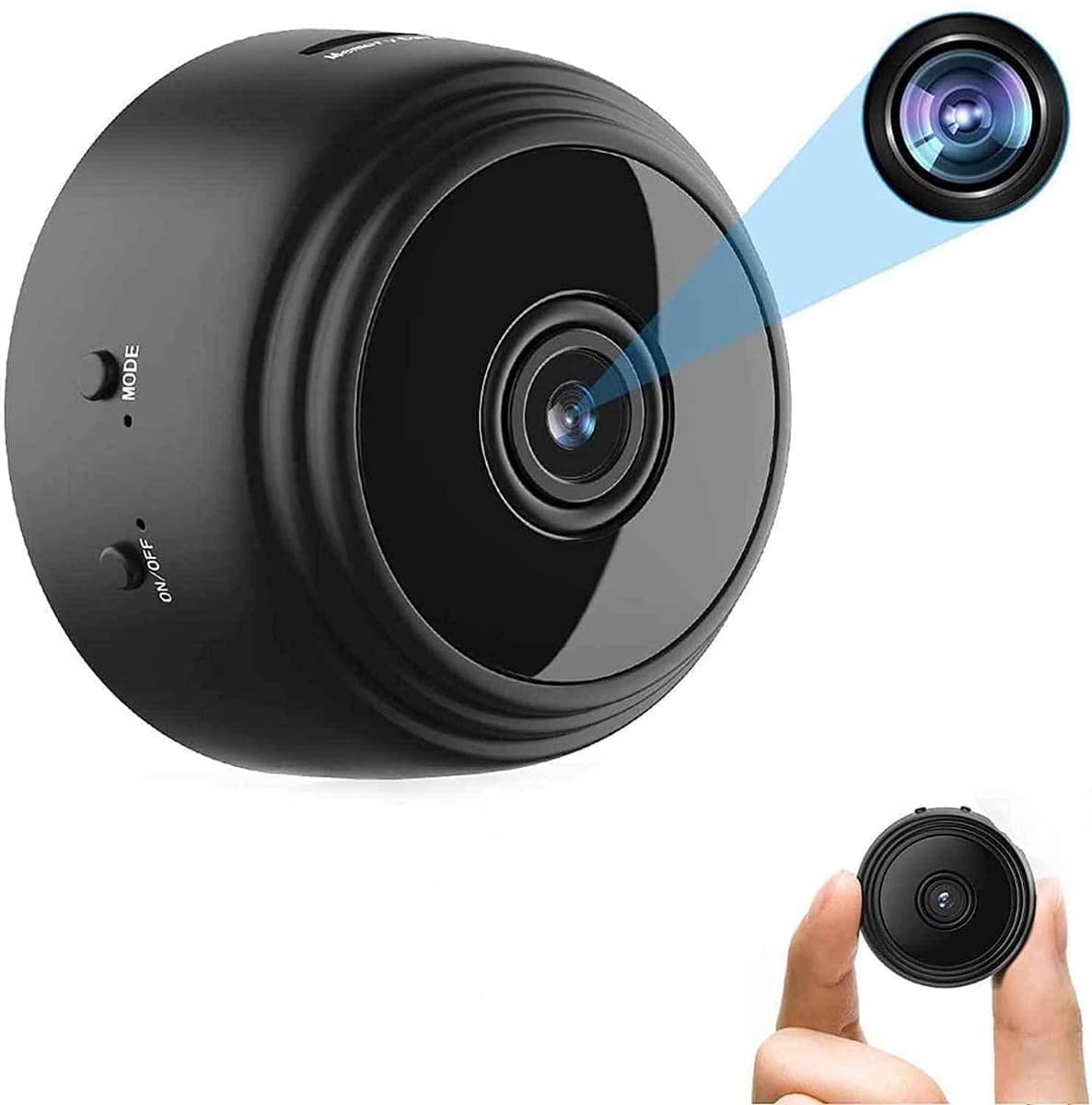 AUSHA C9 2MP 1080p Full HD Wi-Fi Home Security Camera with 360 degree Panoramic View, Cloud Service & Night Vision
