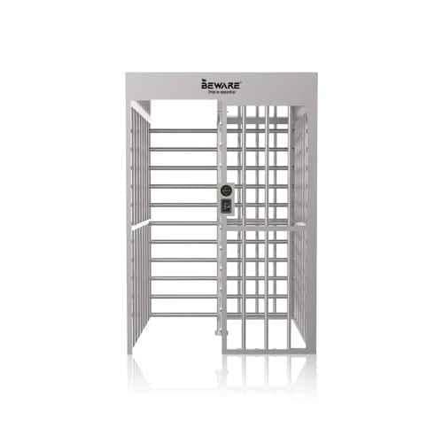 Beware 550-650mm Stainless Steel 304 Single Lane Full Height Turnstile Gate with Biometric & RFID Access Control, BW-SLFHT
