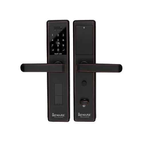 Beware Zinc Alloy Smart Digital Door Lock with PIN, RFID Card & Mechanical Key Access, BW-SHLA