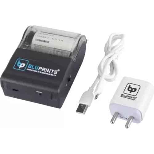 BluPrints Sampann Economy SE1100 Bluetooth Thermal Receipt Printer 2 Inch Wireless Bluetooth + USB Portable Printer 1100mAh Battery, Windows & Android