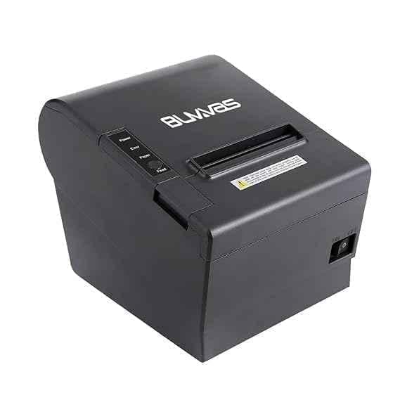 Buvvas 80mm USB & Bluetooth Receipt Thermal Label Printer with Autocutter & 1 Year Warranty, HS-802UAI