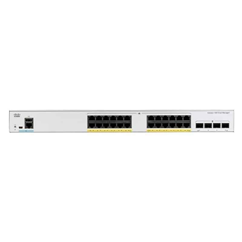 Cisco 1000 Series 24 Port Gigabit Desktop & Rackmount Network Switch, C1000-24T-4G-L