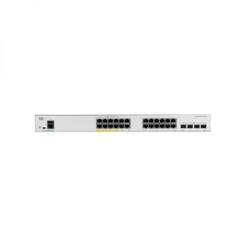 Cisco 1000 Series 24 Port Gigabit Desktop & Rackmount Network Switch, C1000-24P-4G-L