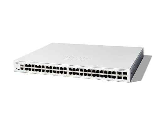 Cisco Catalyst 1300 48 Port GE 4x1GE SFP Managed Switch, C1300-48T-4G