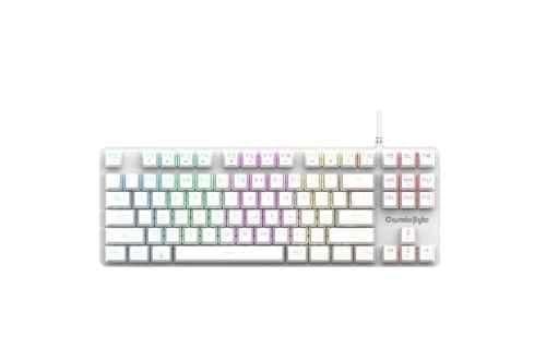 Cosmic Byte Firefly 87 Keys USB-A White Wired Computer Keyboard, CB-GK-37