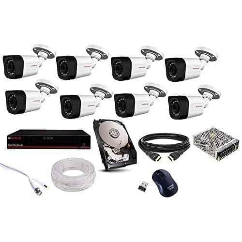 CP Plus 2.4MP 8Channel Dvr 8 Bullet Camera