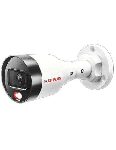 CP Plus 2MP Full HD IP Outdoor Bullet Camera | STQC Model | Model: CP-UNC-TA21L3C-LQ | Colour Night Vision | IR Night Vision | 3.6mm Fixed Lens | Built-in Mic | IP67 Weatherproof