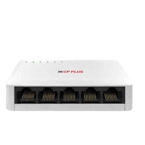 CP Plus 5 Port 2.8W 10/100 Mbps Gigabit Ethernet Switch, CP-ANW-GS105-M