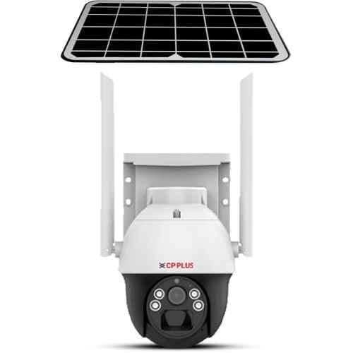 CP Plus CP-Z44R 4MP 2K QHD 4G PT Solar Sim CCTV Camera with Built-in Battery, 2 Way Talk, Motion Detect, Color Night Vision & SD Card Up to 256 GB