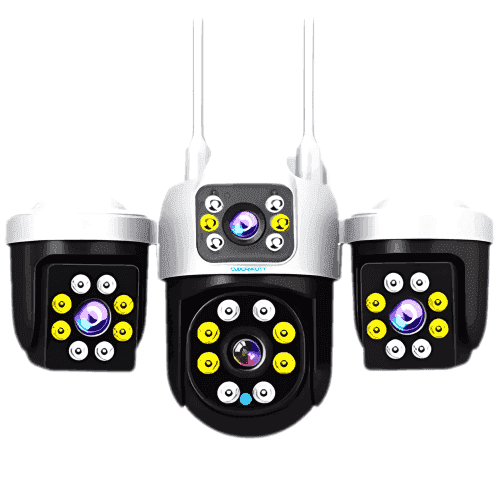 Cybernautt 3MP+3MP 4G Outdoor SIM Camera with Human Detection, Night Vision & 2-Way Audio, K9A