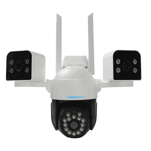 Cybernautt 5MP+5MP+5MP PTZ Outdoor Wi-Fi Camera with Colour Night Vision & Two-Way Audio, Z6A
