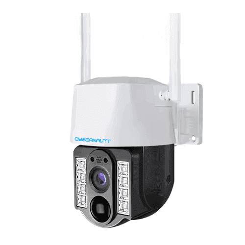 Cybernautt K5B-B 4G SIM CCTV Camera- 4MP Full Colour Night Vision, Built in Battery, PIR, 355 deg Pan-Tilt, AI Based Mobile Alerts, Android/iOS, Supports up to 128GB