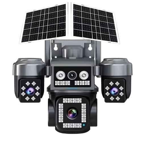 Cybernautt X16A 16MP 4G Solar Security Camera with 10000mAh Rechargeable Battery & AI Human Detection