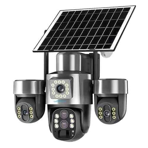 Cybernautt X18F 18MP 4G Wireless Outdoor Security Camera with Solar Powered