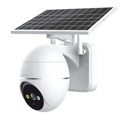 Cybernautt X5G 5MP Solar-Powered 4G Outdoor CCTV Camera- 355 deg PTZ, Night Vision, 2-Way Talk, Motion Detection, up to 128GB SD, H.264, Wide Angle (No Wi-Fi Needed)