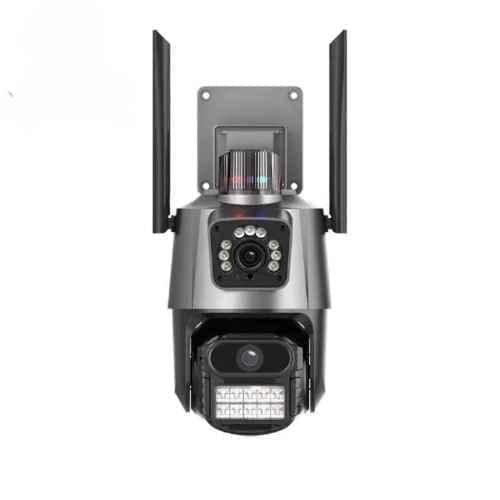 Cybernautt Y4B 4MP Dual HD Pan Tilt Smart Wi-Fi Camera with Motion Detect, Notification, Night Vision, Human/Vehicle Detect & Two Way Audio