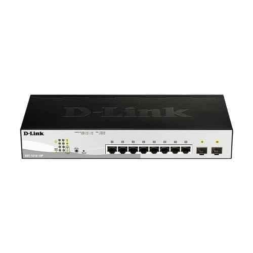 D-Link 10-Ports Gigabit Smart Managed PoE Switch, DGS-1210-10P