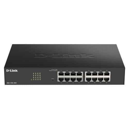 D-Link 16-Ports 10/100/1000Mbps Smart Managed Switch, DGS-1100-16V2