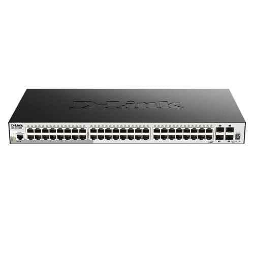 D-Link 52 Ports Stackable Gigabit Network Switch with 4x10GbE SFP+ Ports, DGS-1510-52X