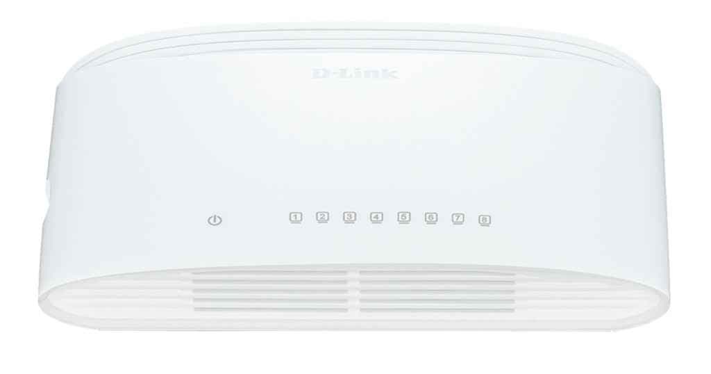 D-Link 8 Port Gigabit Unmanaged Desktop Switch, DGS-1008D