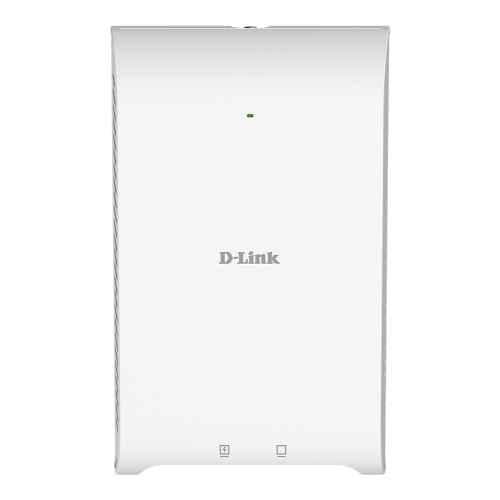 D-Link AC1200 Wireless Wave 2 Dual Band In-Wall PoE Access Point, DAP-2622
