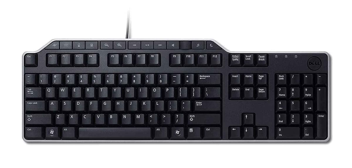 Dell KB522 Business Black Multimedia Keyboard with USB Ports