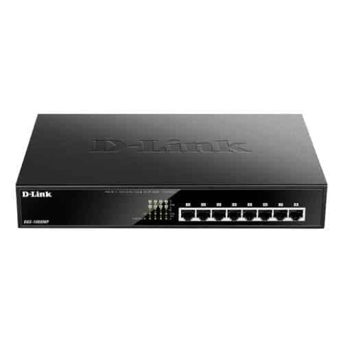 Dlink 8-Port Desktop Gigabit Max PoE Switch DGS-1008MP