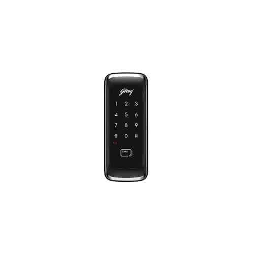 Godrej Advantis Black Rimtronic Verti Digital Rim Door Lock, 2997