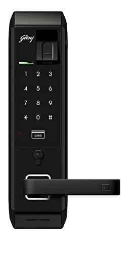 Godrej Black Finish Smart Biometric Advantis Door Lock, 4967