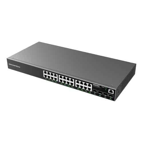 Grandstream 24x GigE & 4x SFP Enterprise Layer 2+ Managed PoE Network Switch, GWN7803P