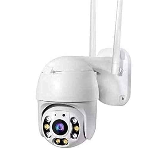 Grousale Big Rhino 5MP PTZ Smart Wi-Fi Camera with Two Way intercomm, Motion Detect, IP66 All-Weather Proof & 128 GB SD Card Capacity