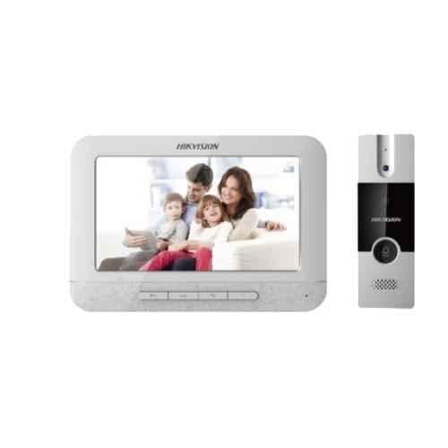 Hikvision 12V LCD Display 7 inch Screen Single Bell Video Door Phone, DS-KIS202