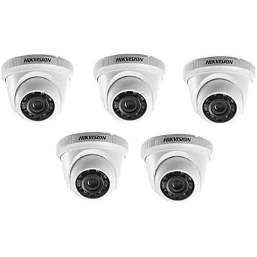 Hikvision 2MP Super Eco Mini Night Vision Dome Camera, DS-5ADOTIPECO, (5 Pieces)